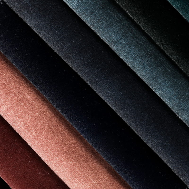 Myk Mosha Velvet Sofa Møbler Stoff