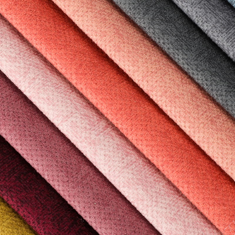 Ulike utskriftsmønstre polstring sofa møbler stoff