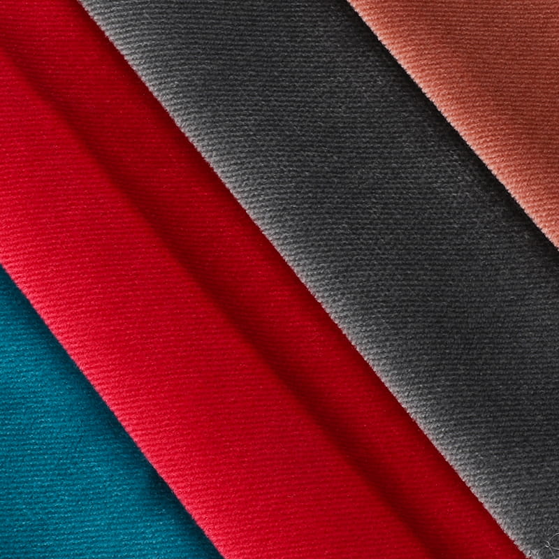Flat Twill Velvet Sofa Møbler Stoff
